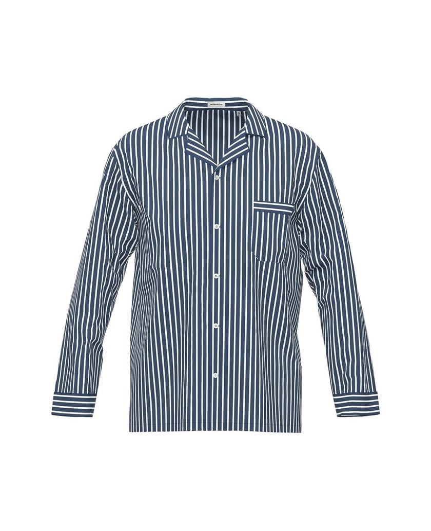 Seidensticker-Herren-Pyjama-blau-