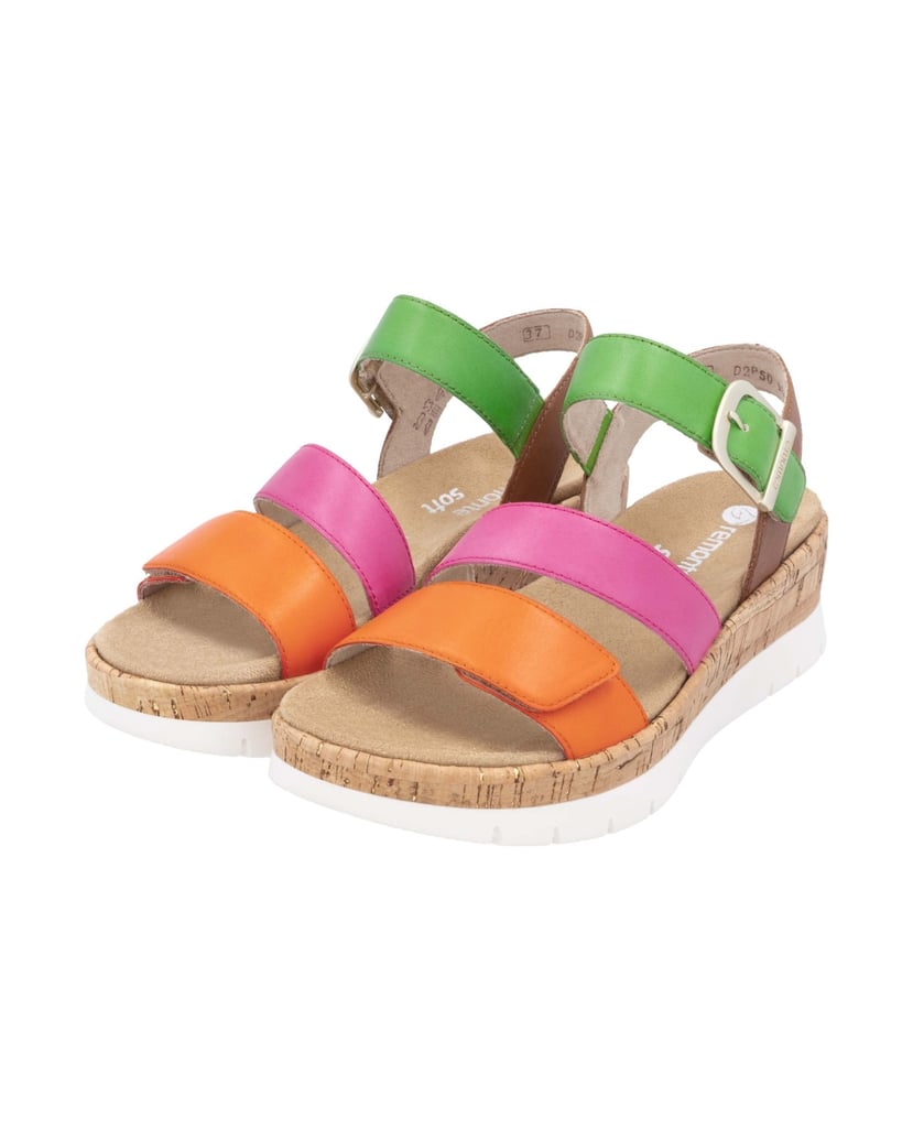 Remonte-Keilsandaletten-D2P50-multicolor