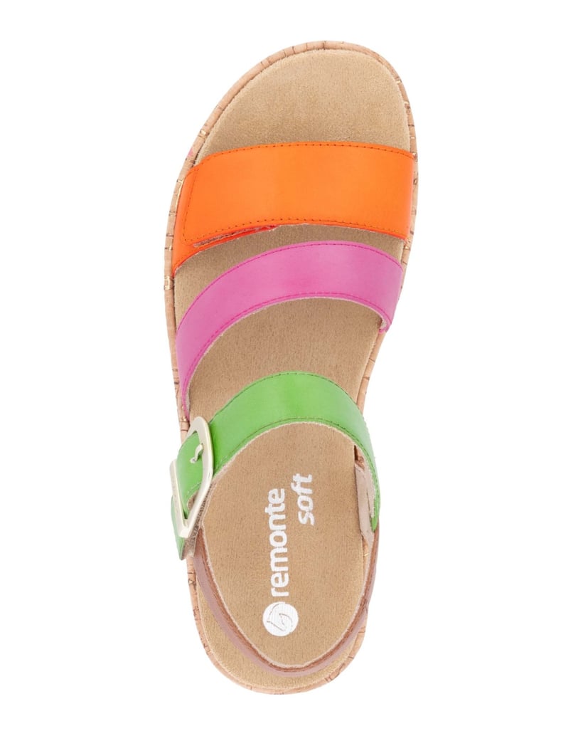Remonte-Keilsandaletten-D2P50-multicolor