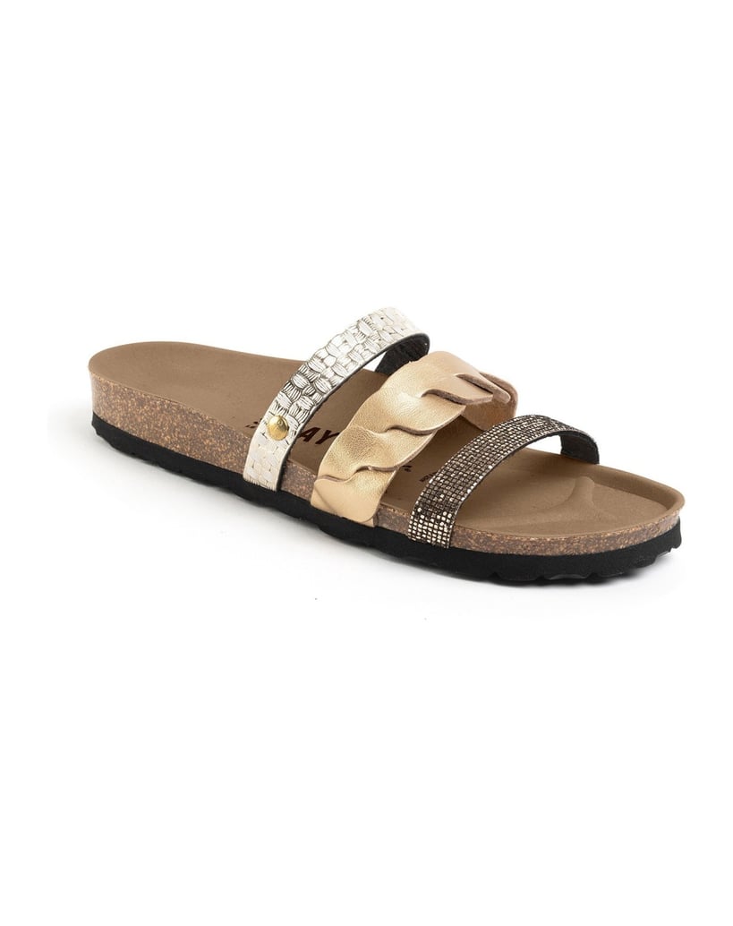 Bayton-Leather-women-sandals-CORAIL-gold