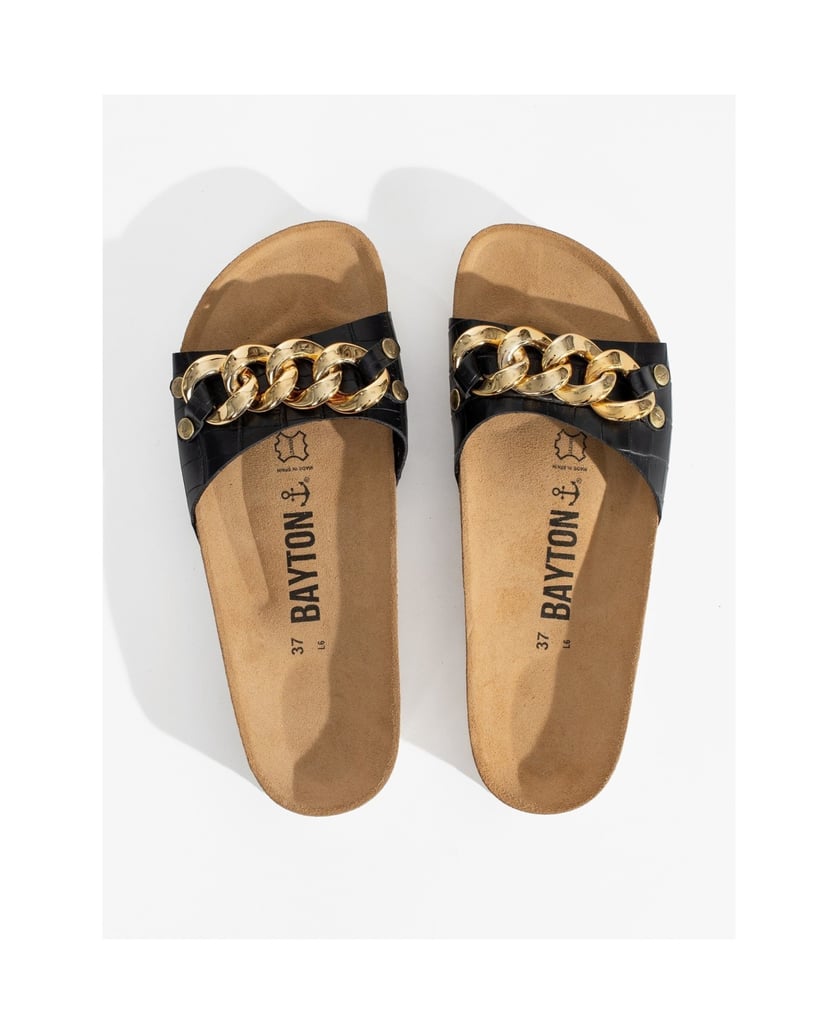 Bayton-Pantoletten-Innensohle-aus-Esterel-Leder-schwarz