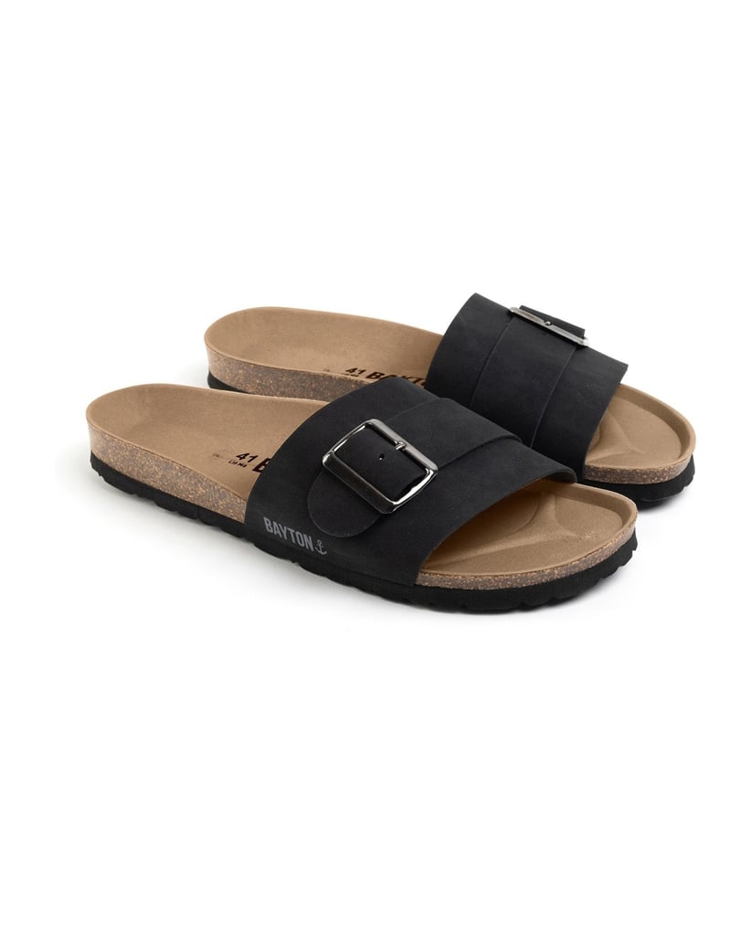 Bayton-Pantoletten-Sombrero-Leder-Innensohle-schwarz