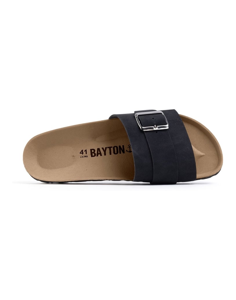 Bayton-Pantoletten-Sombrero-Leder-Innensohle-schwarz