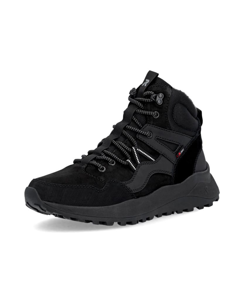 Rieker-Šněrovací-kozačky-U1370-černá