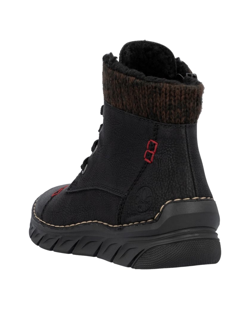 Rieker-Šnurovacie-čižmy-55031-čierna