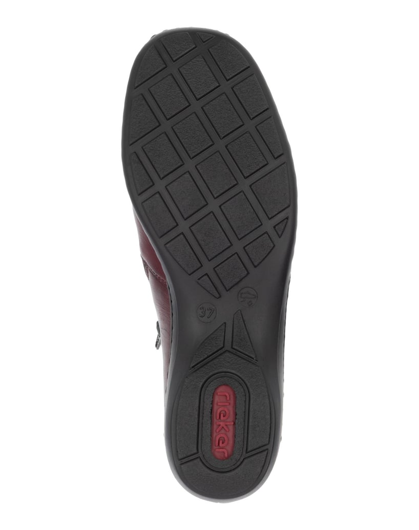 Rieker-Krátke-čižmy-58388-červená