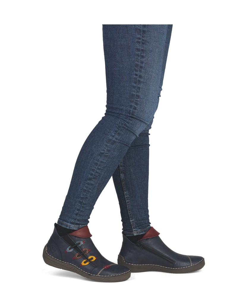 Rieker-Krátke-čižmy-72581-modrá