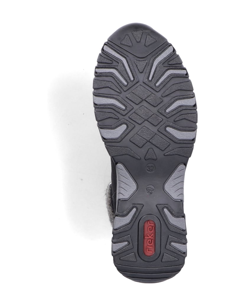 Rieker-Šnurovacie-čižmy-M9610-čierna