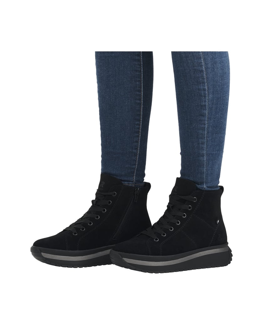 Rieker-Sport-Sneaker-High-W0960-schwarz