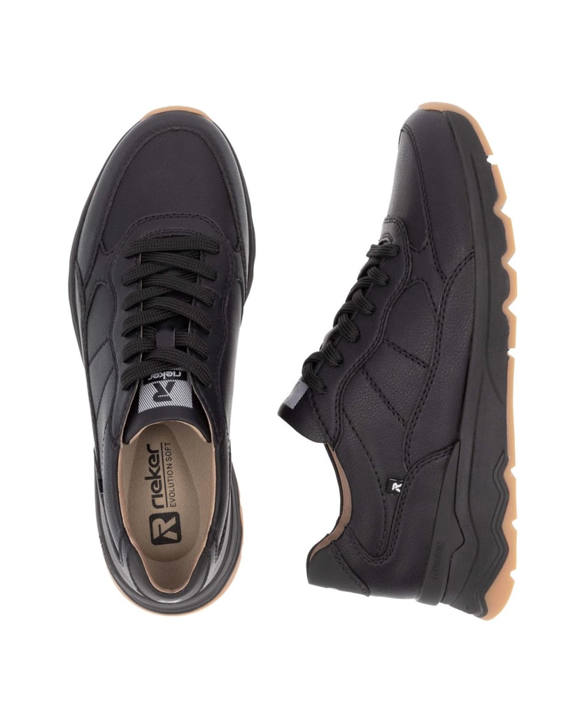 Rieker-Sport-Sneaker-Low-U0904-schwarz