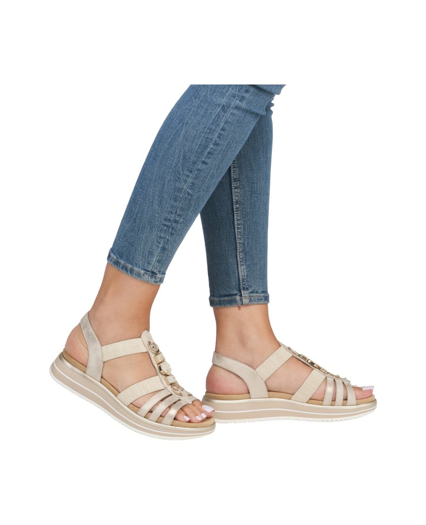 Remonte-Riemchensandalen-D1J60-gold