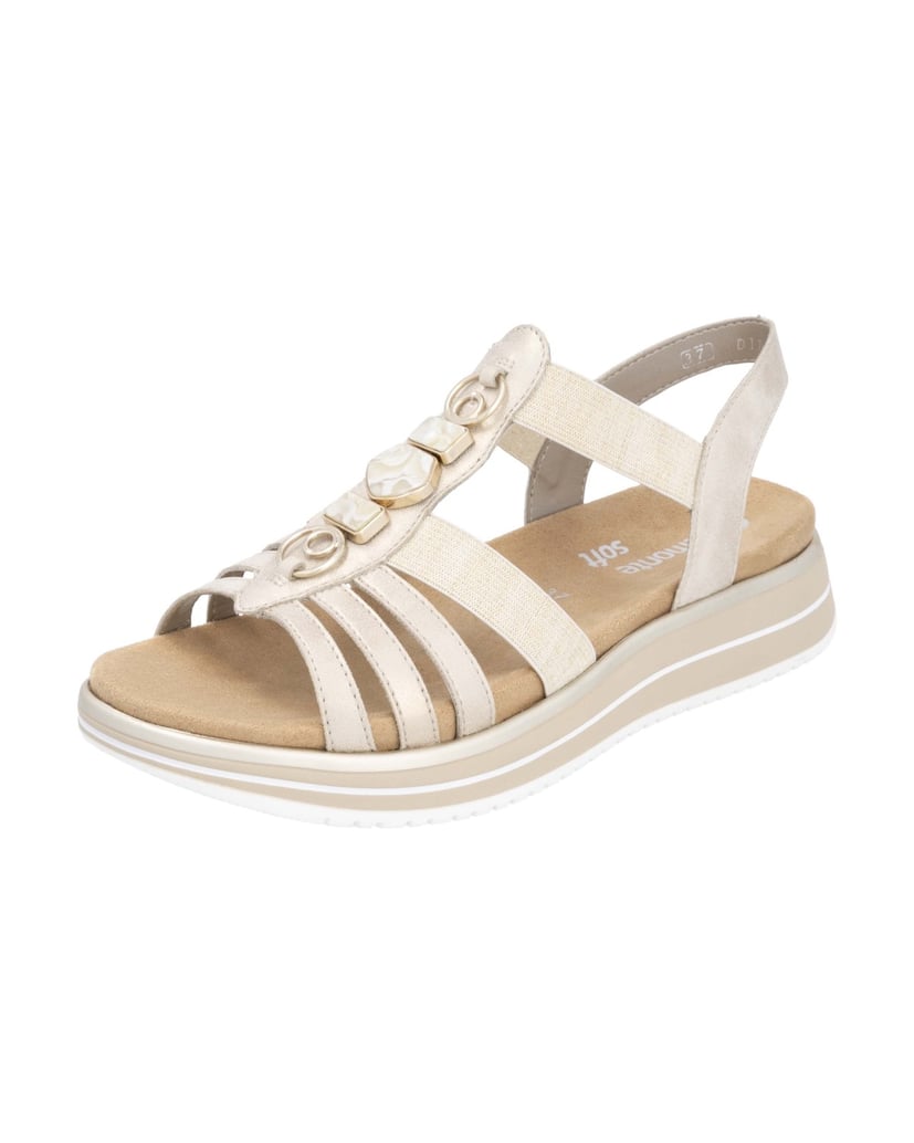 Remonte-Riemchensandalen-D1J60-gold