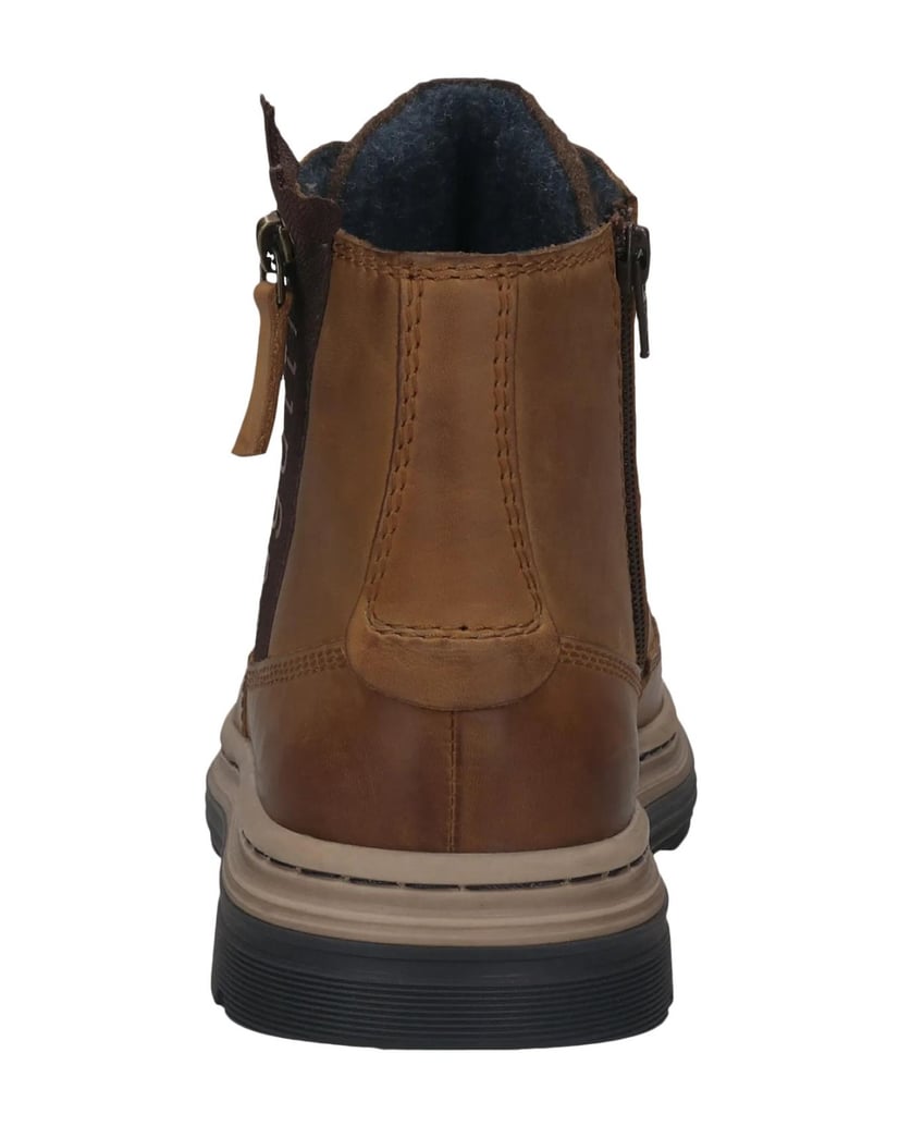 BUGATTI-Schnürstiefel-cognac