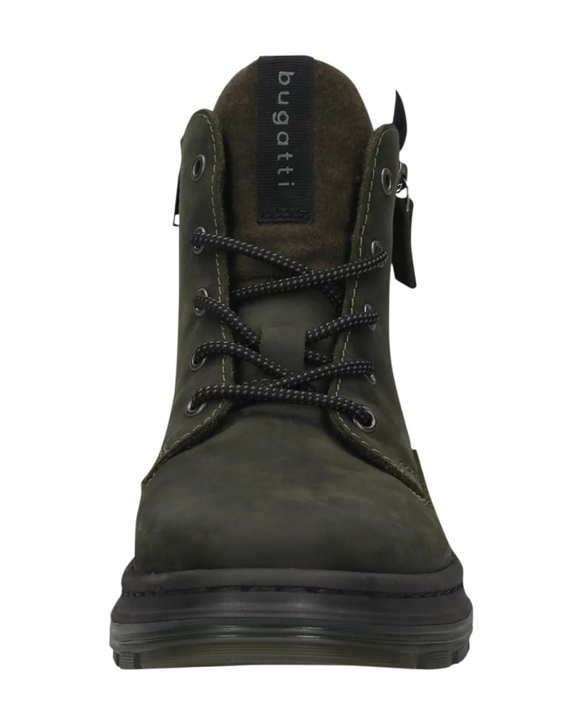 BUGATTI-Schnürstiefel-grün