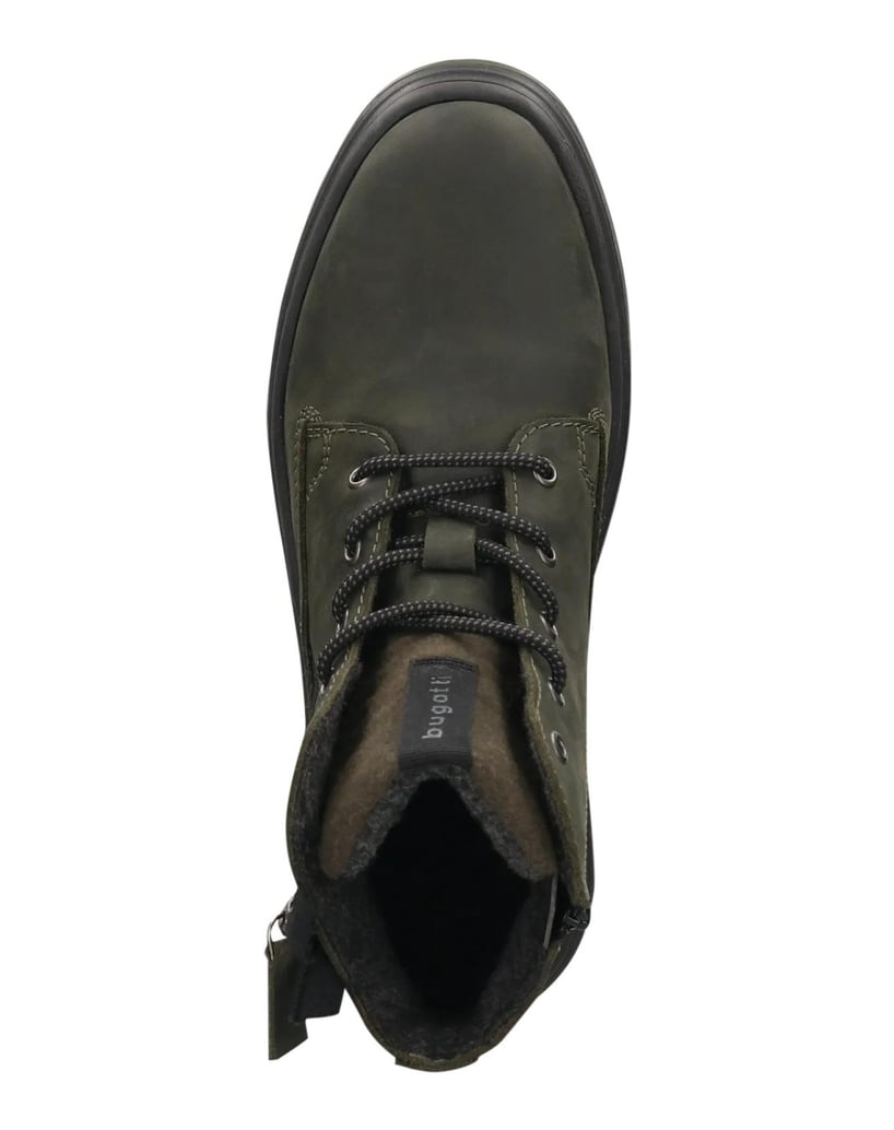 BUGATTI-Schnürstiefel-grün