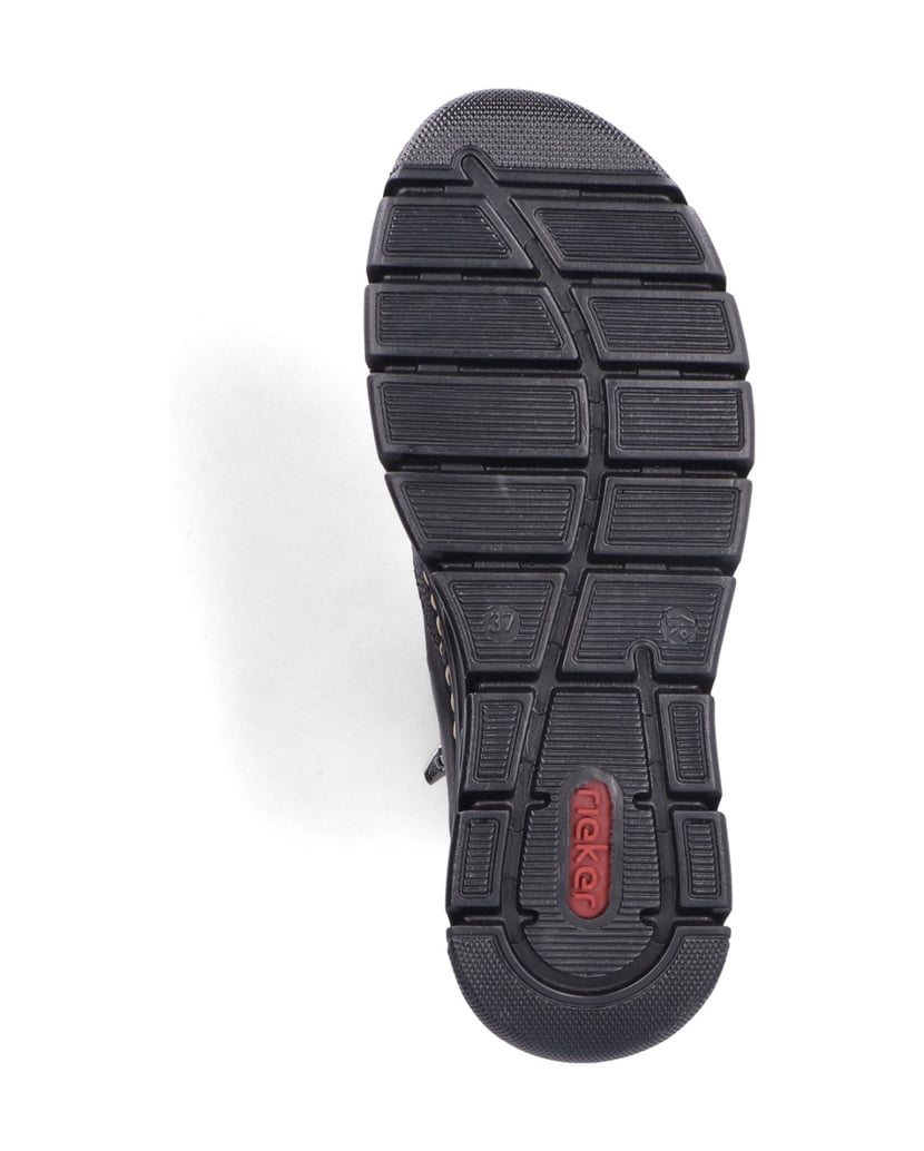 Rieker-Šněrovací-kozačky-55014-černá