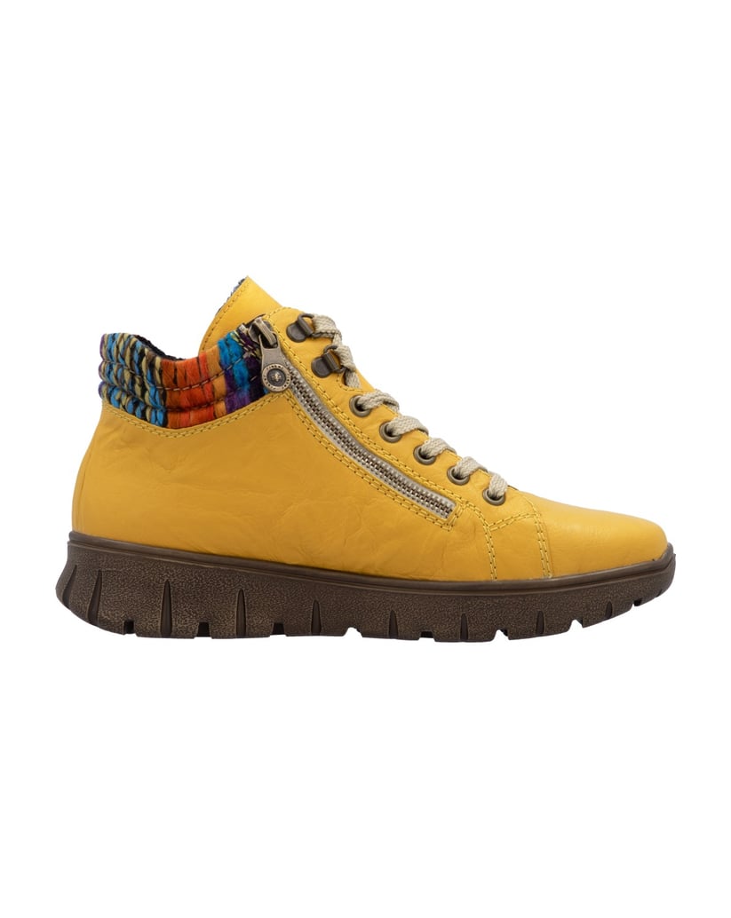 Rieker-Schnürstiefel-N1305-gelb