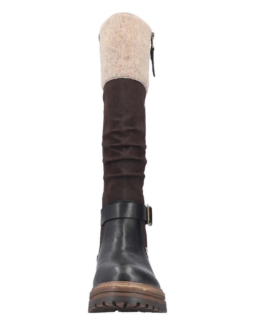 Rieker-Vysoké-čižmy-93092-čierna