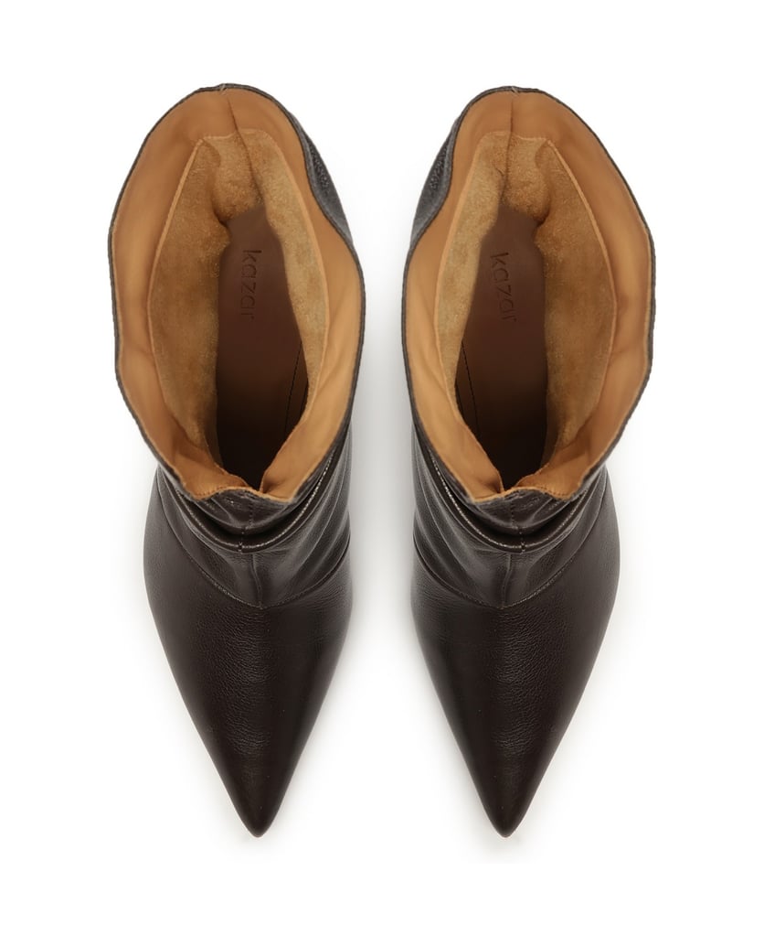Kazar-Leather-boots-with-crinkle-upper-hnědá