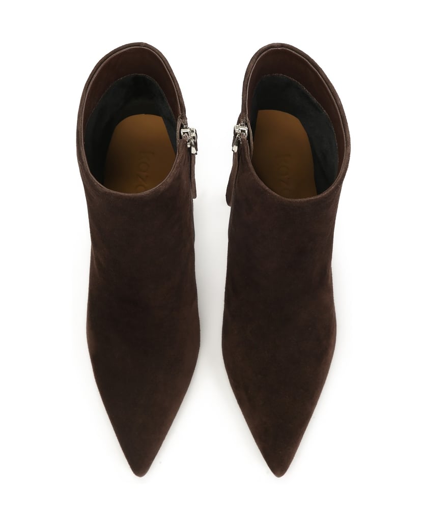 Kazar-Elegante-braune-Stiefel-mit-bequemem-Absatz-braun