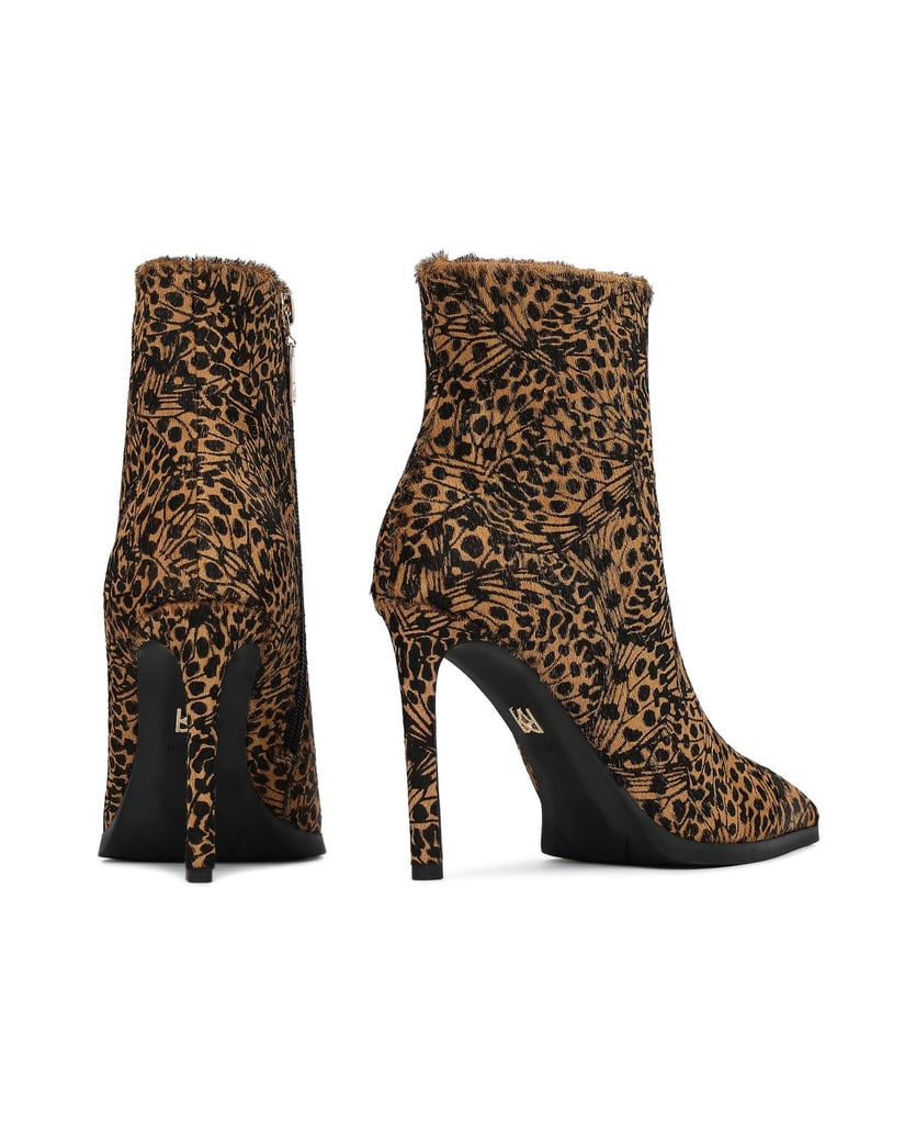 Kazar-Patterned-leather-boots-with-natural-hair-finish-čierna