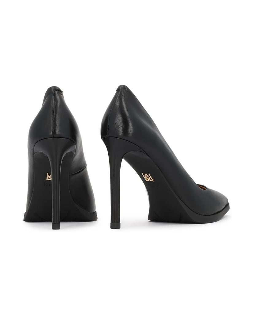 Kazar-Classic-black-leather-pumps-čierna