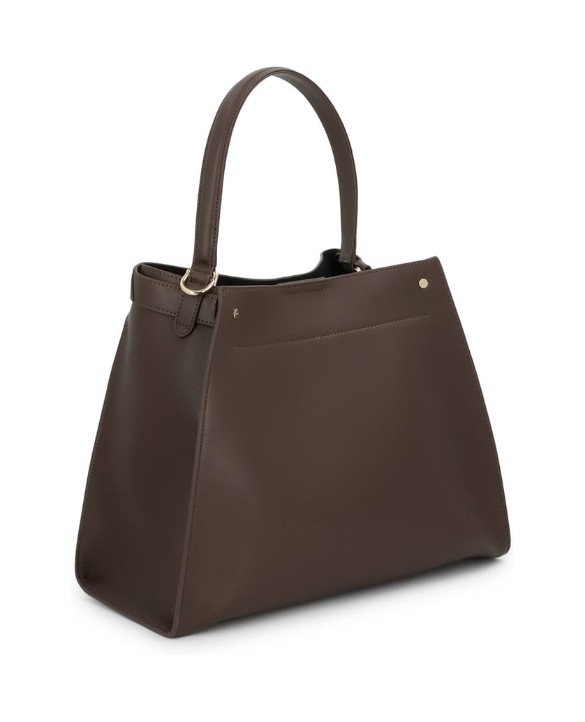 Kazar-Brown-leather-handbag-with-elegant-clasp-hnedá