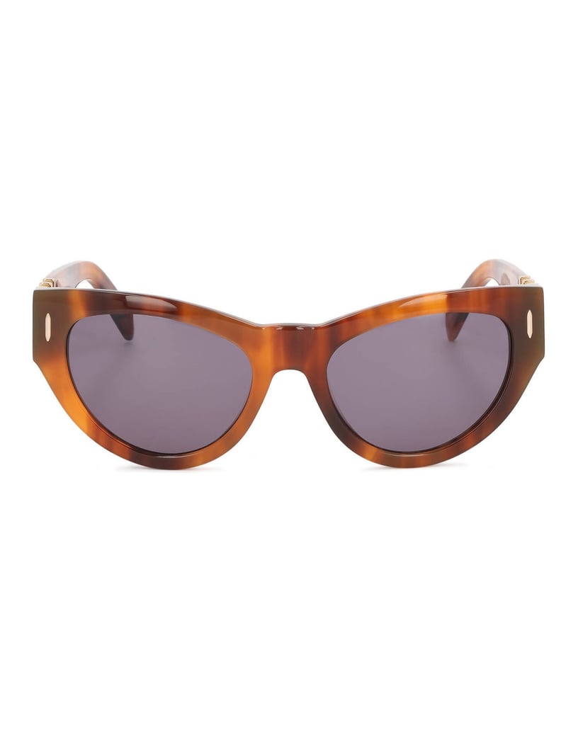 Kazar-Cat-eye-sunglasses-with-a-tortoiseshell-frame-hnědá