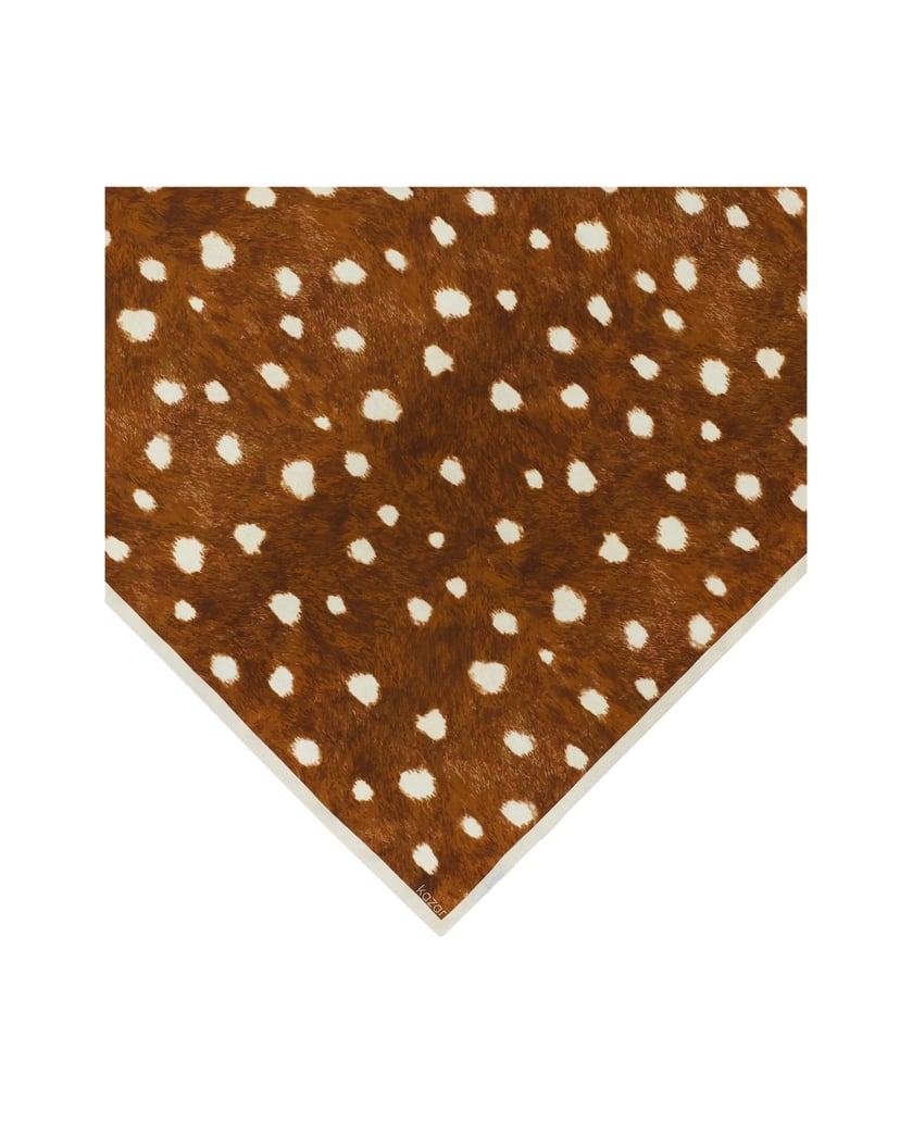 Kazar-Silk-scarf-with-animal-pattern-hnědá