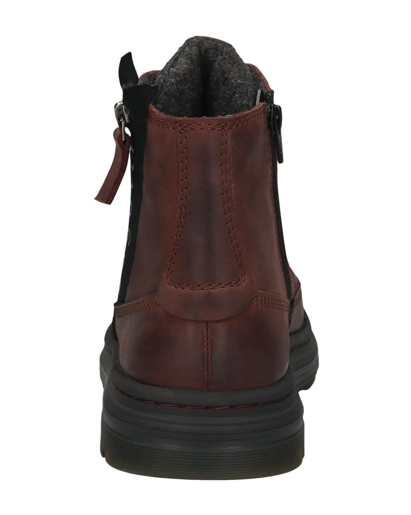 BUGATTI-Schnürstiefel-rot