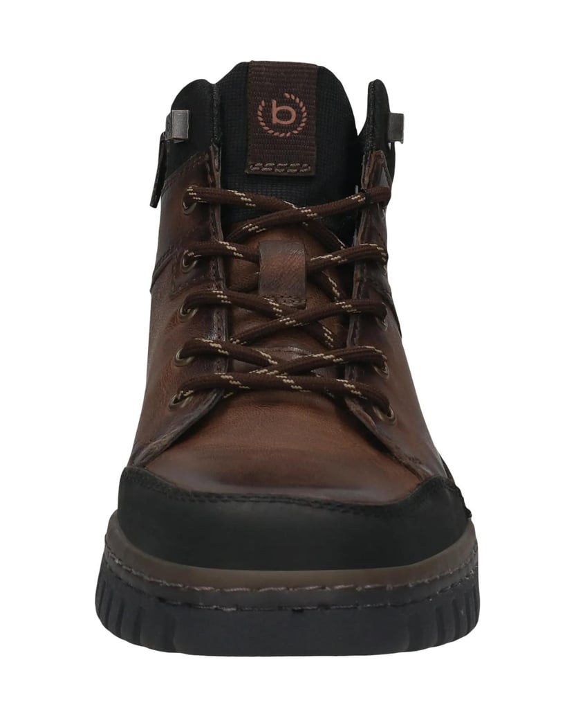 BUGATTI-Schnürstiefel-braun