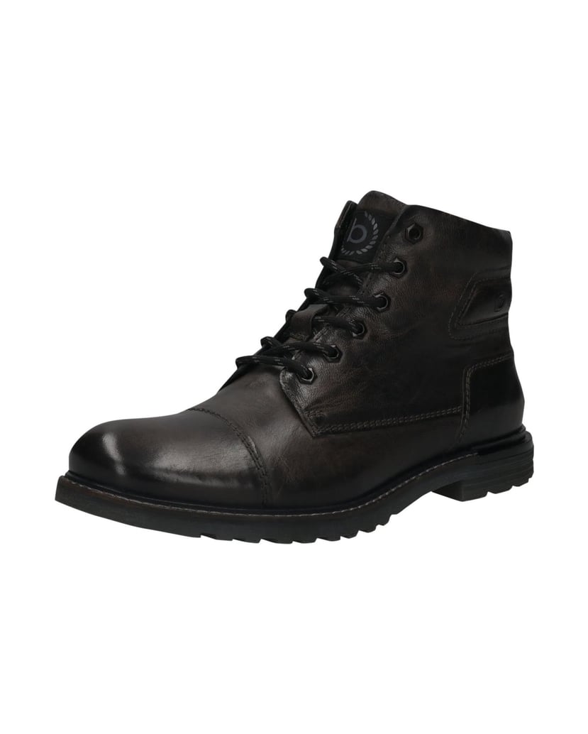 BUGATTI-Schnürstiefel-grau