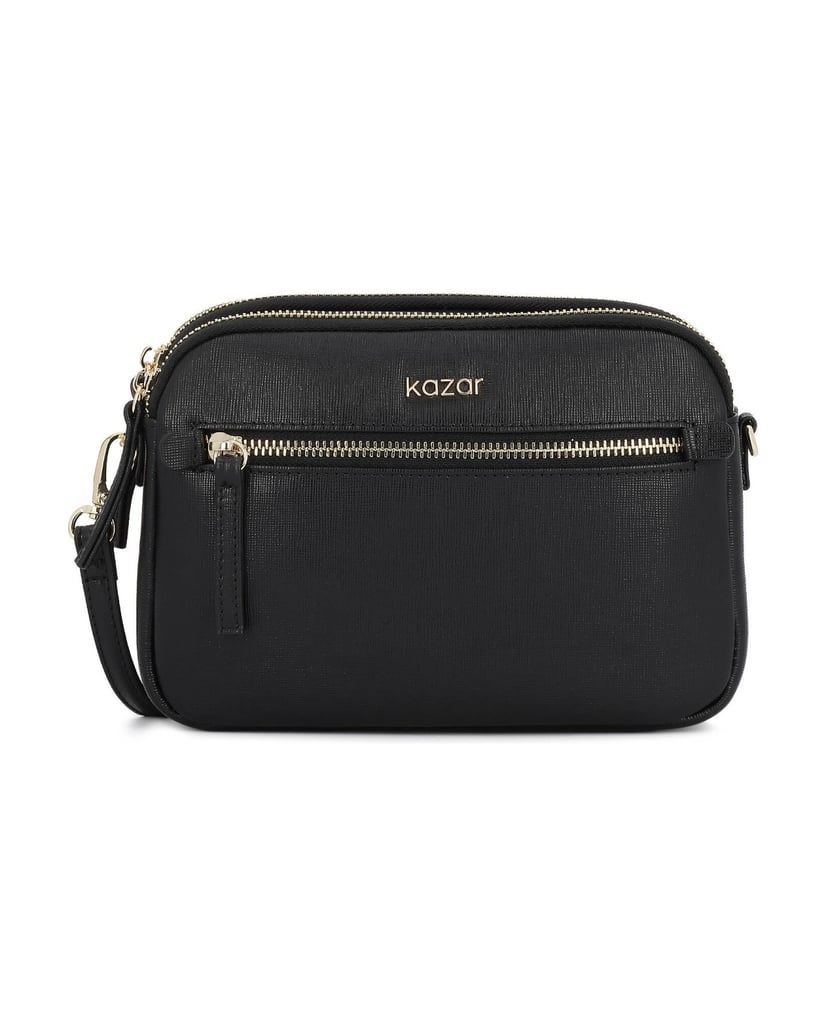 Kazar-Small-handbag-with-zipper-pocket-čierna