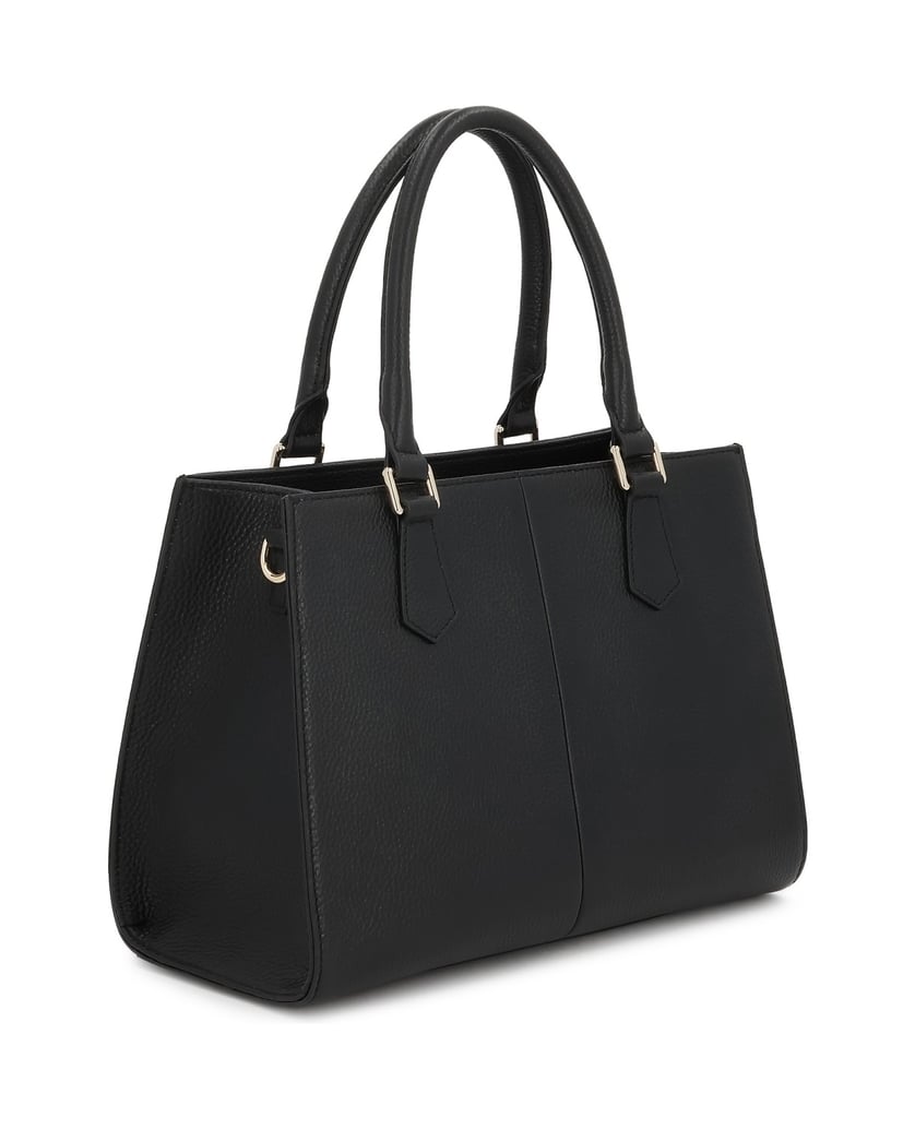 Kazar-Black-leather-handbag-with-metal-legs-čierna