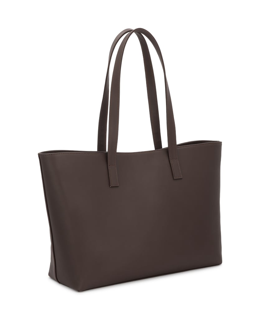 Kazar-Large-leather-handbag-with-pouch-hnědá