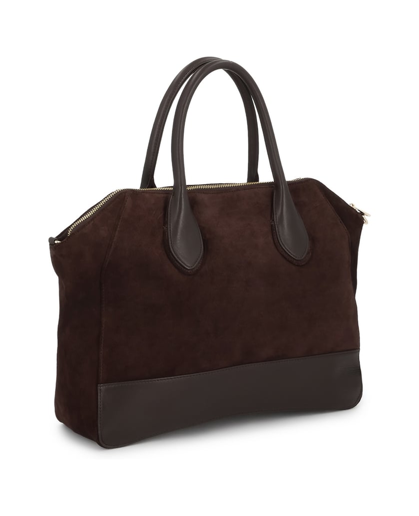 Kazar-Braune-Wildleder-Tasche-mit-weicher-Form-braun