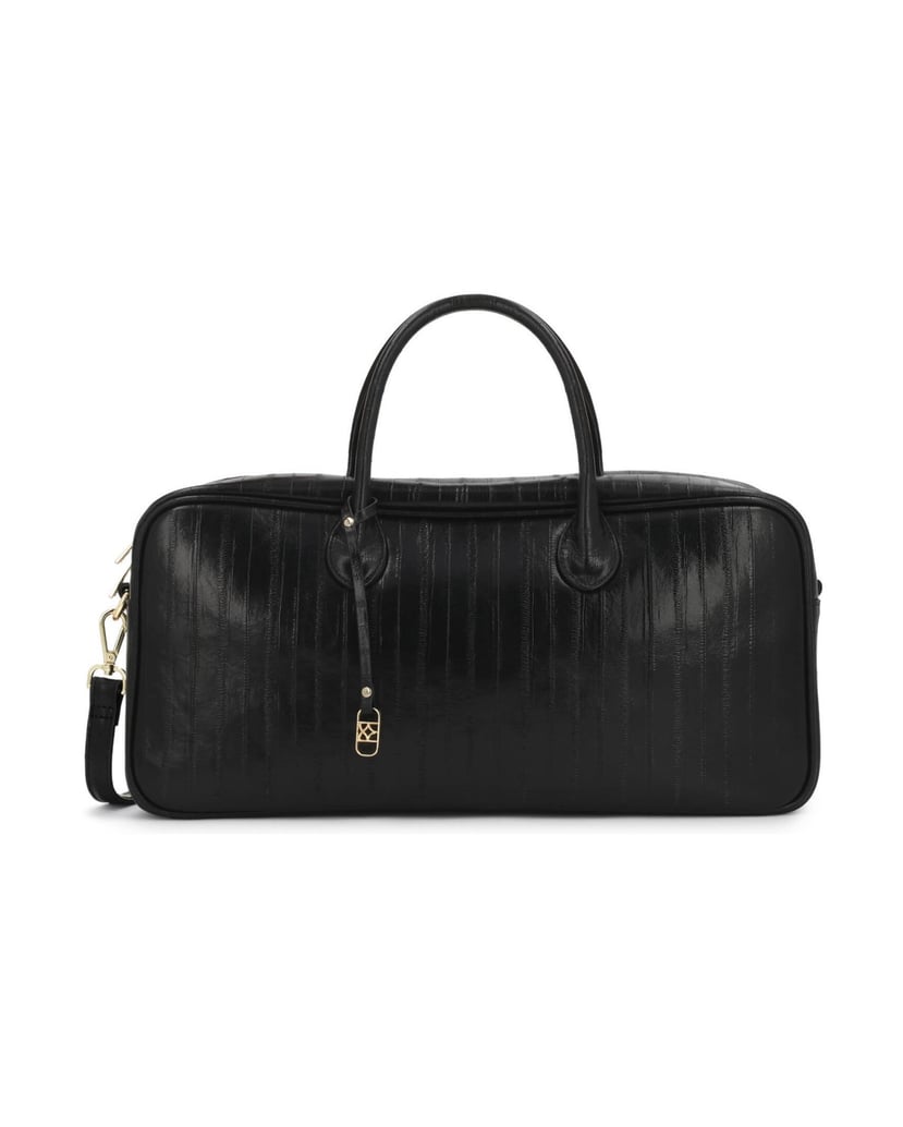 Kazar-Black-embossed-leather-handbag-čierna