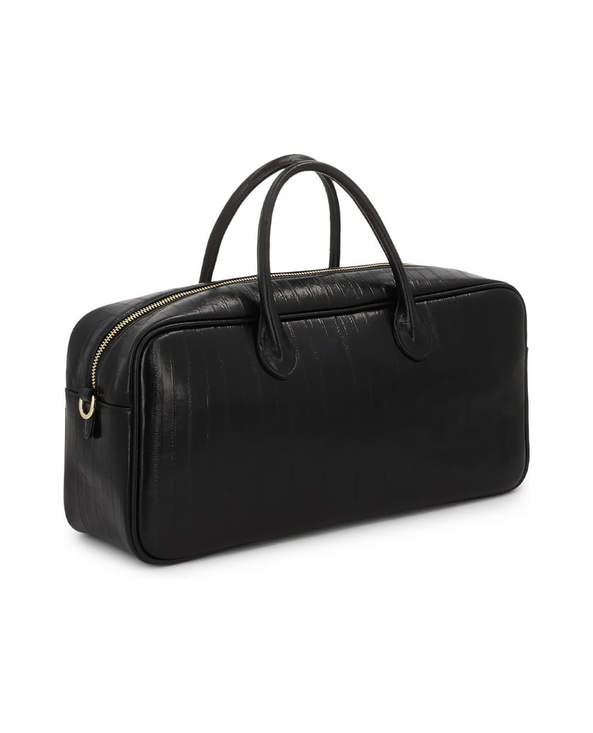 Kazar-Black-embossed-leather-handbag-čierna