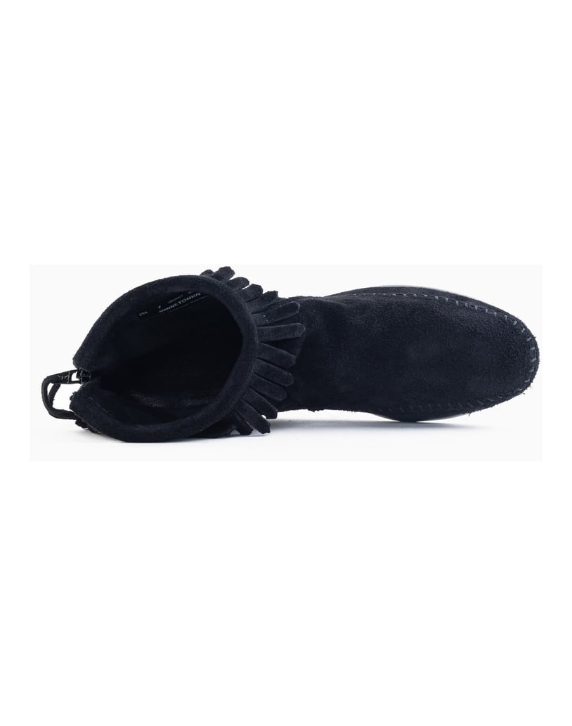 MINNETONKA-Back-Zip-Ankle-Boots-schwarz
