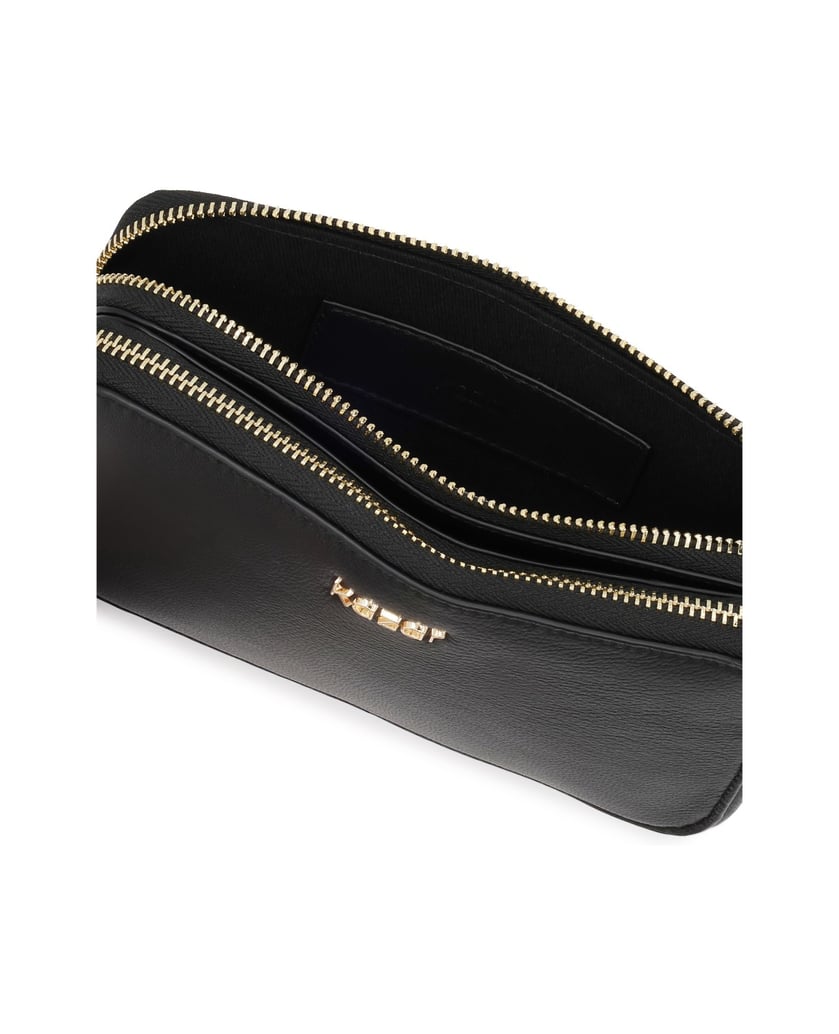 Kazar-Black-small-leather-handbag-čierna