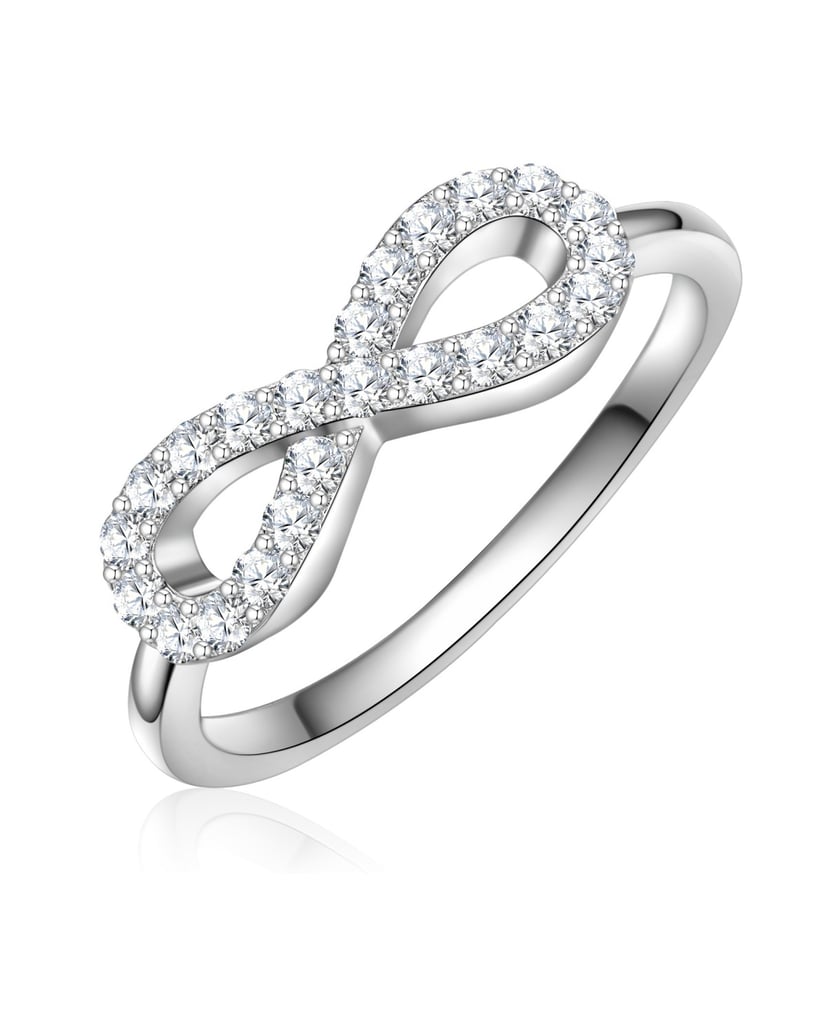 Trilani-Damen-Ring-Infinity-aus-Sterling-Silber-silber