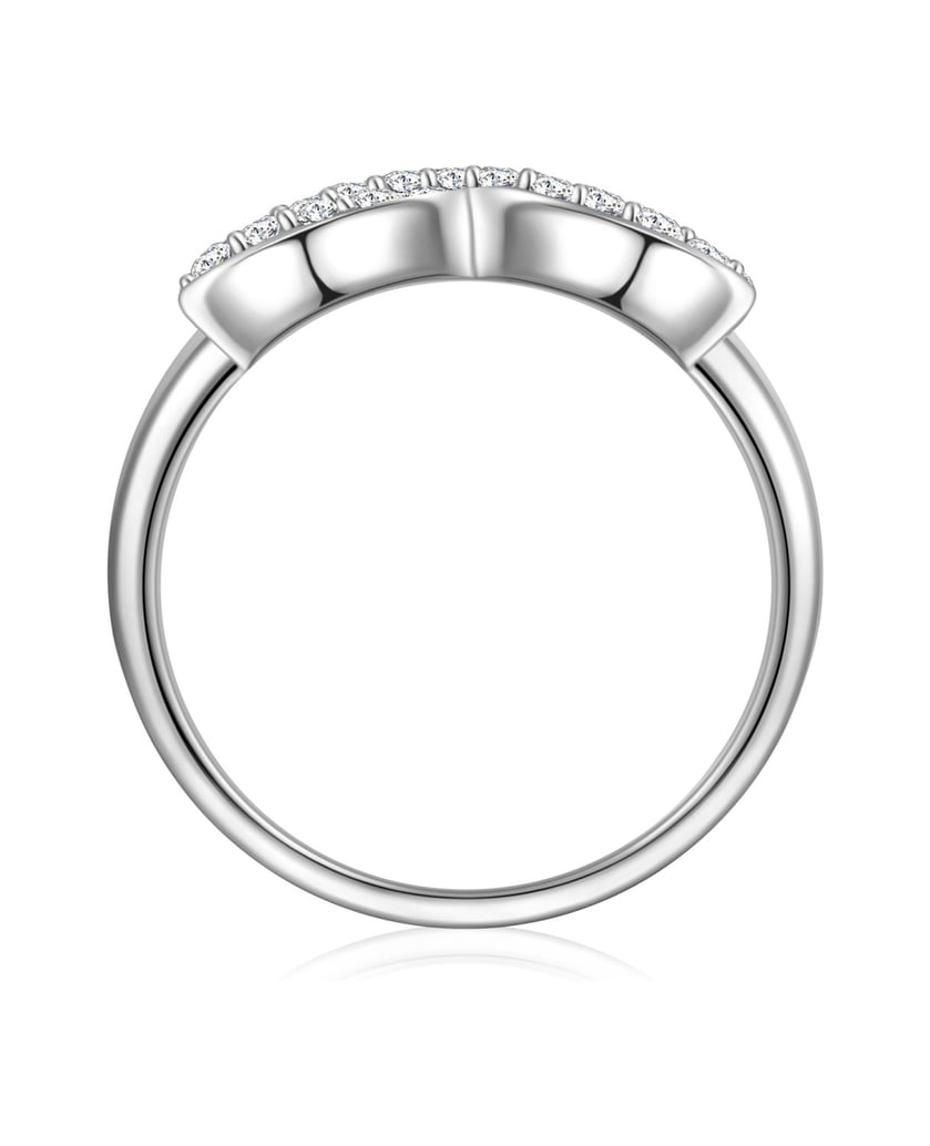 Trilani-Damen-Ring-Infinity-aus-Sterling-Silber-silber