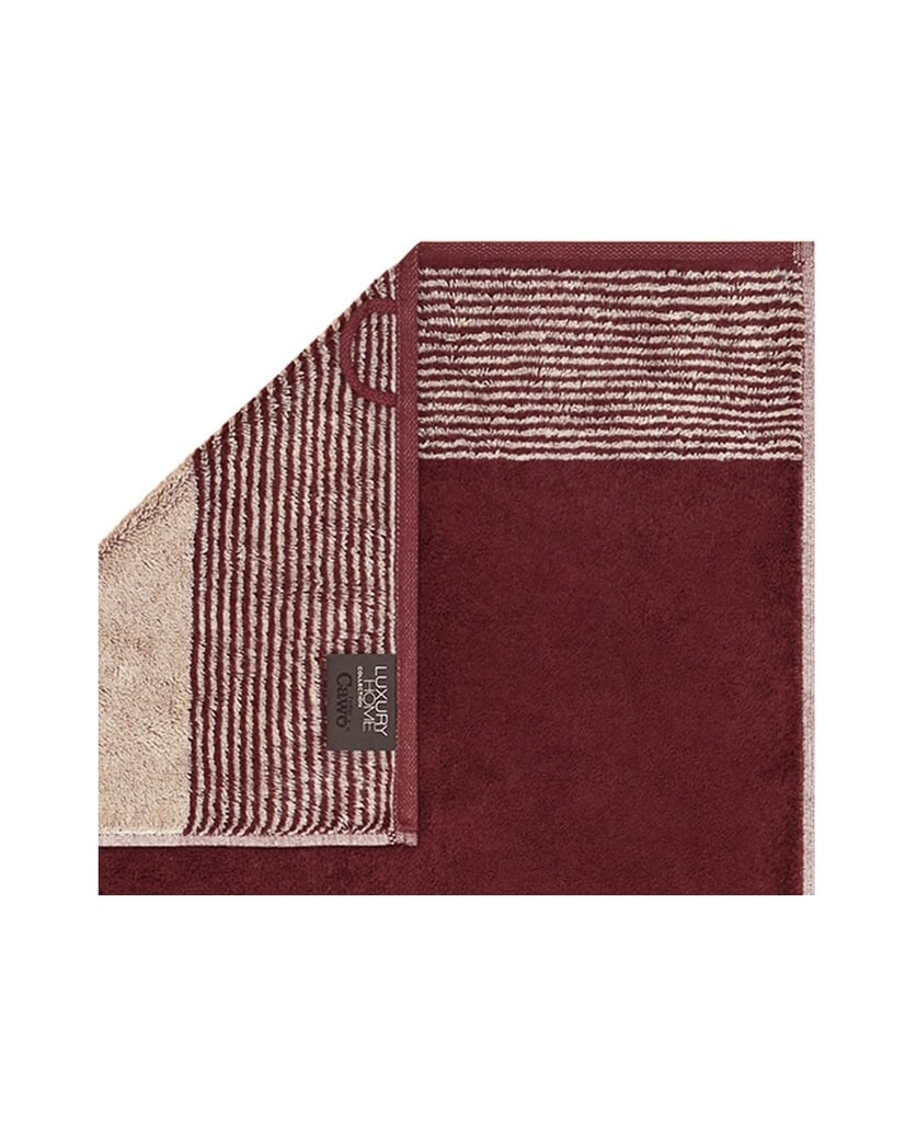 Cawoe-Unisex-Gästetuch-1er-Pack-Luxury-Home-Two-Tone-natur