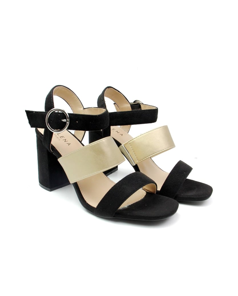 Celena-Blockabsatz-CHARLYN-schwarz