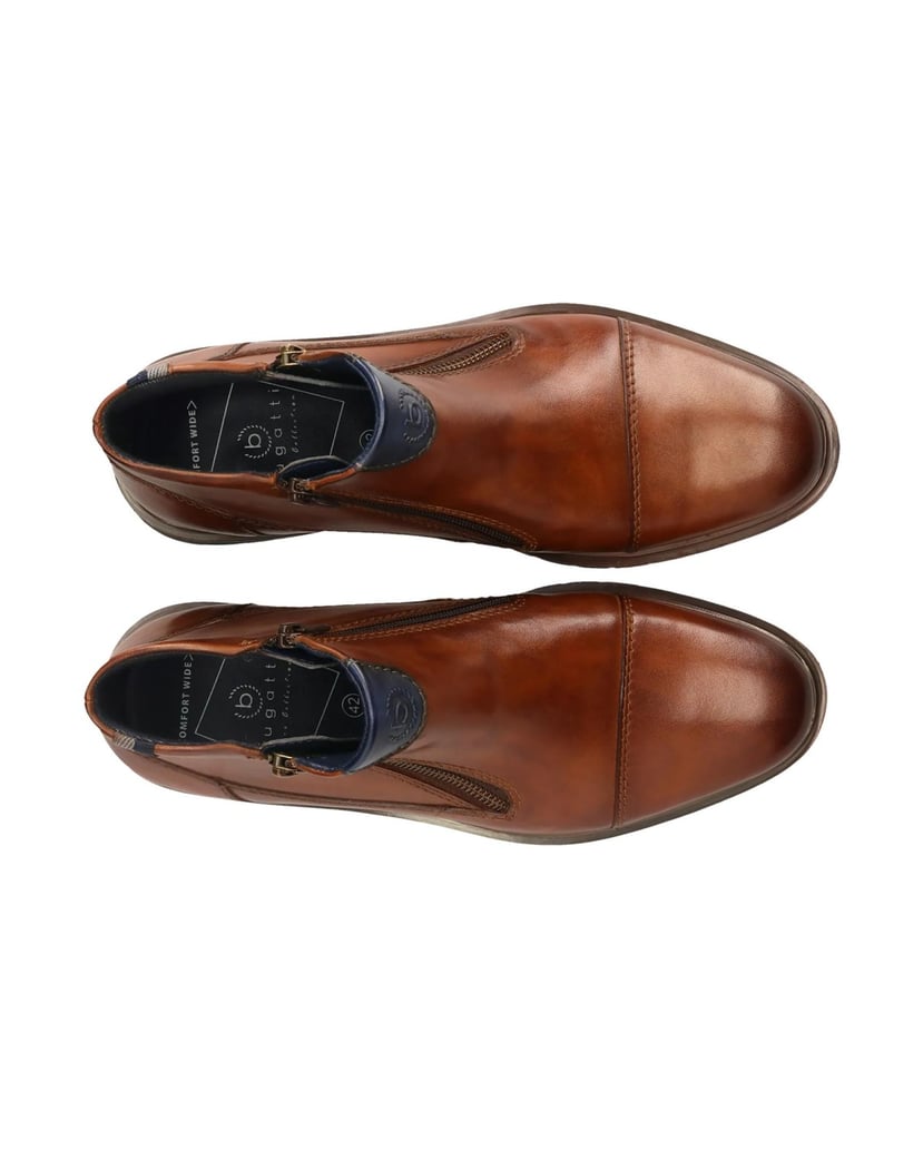 BUGATTI-Stiefel-cognac