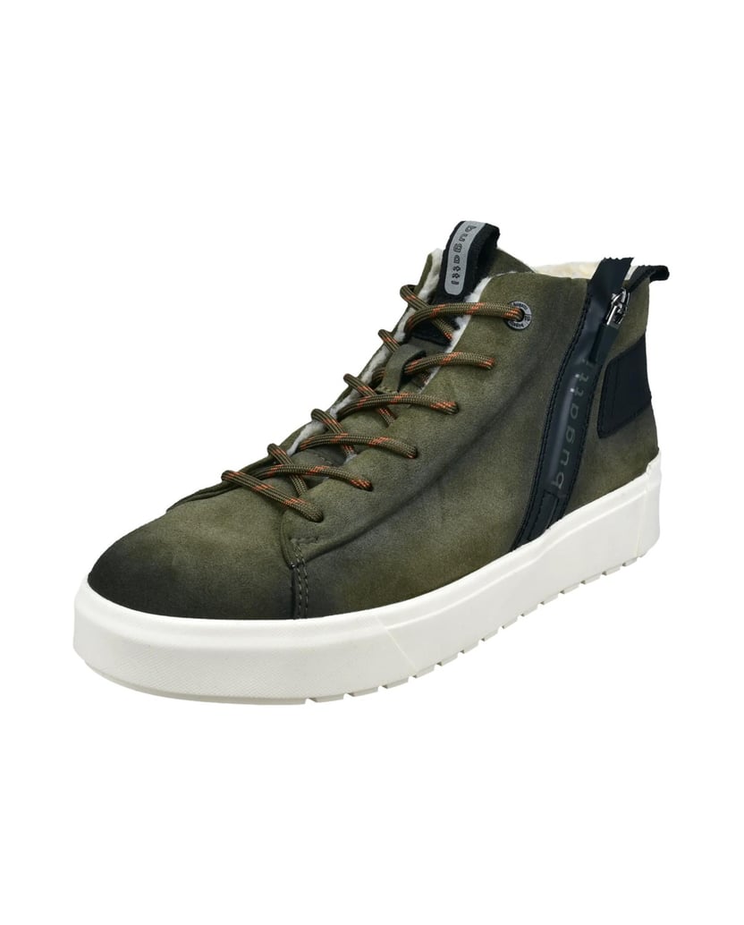 BUGATTI-Schnürstiefel-grün