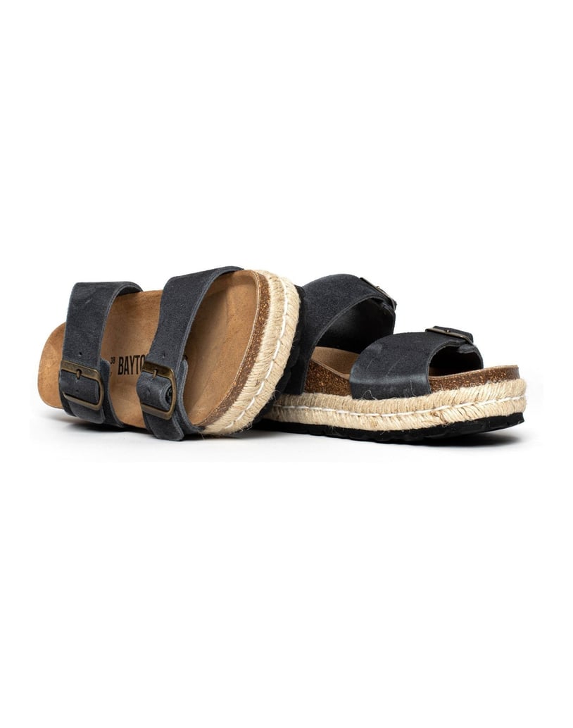 Bayton-Alcee-leather-mules-dunkelgrau