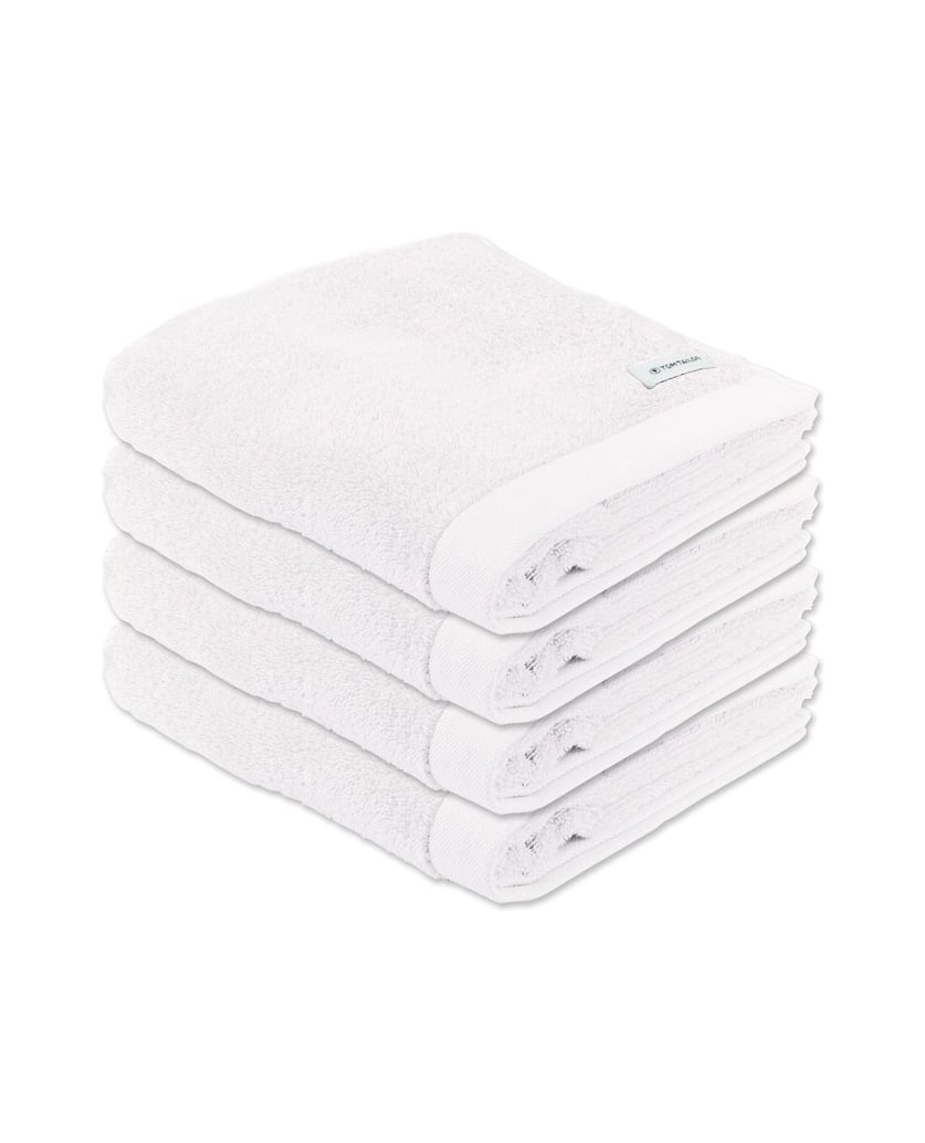 Tom-Tailor-Unisex-Handtuch-4er-Pack-Color-Bath-Towel-weiss
