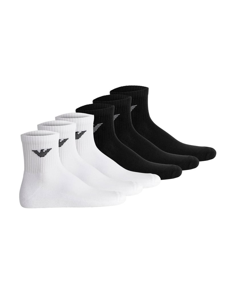 Emporio-Armani-Herren-Socken-6er-Pack-SPORTY-SPONGE-6P-schwarz