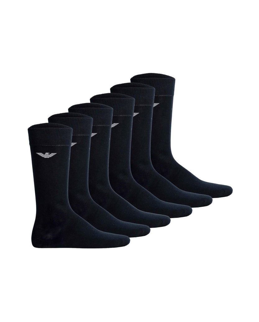 Emporio-Armani-Herren-Socken-6er-Pack-Casual-Cotton-6P-navy